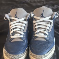 Jordan 3 Retro – Georgetown Blue (Used, No Box)