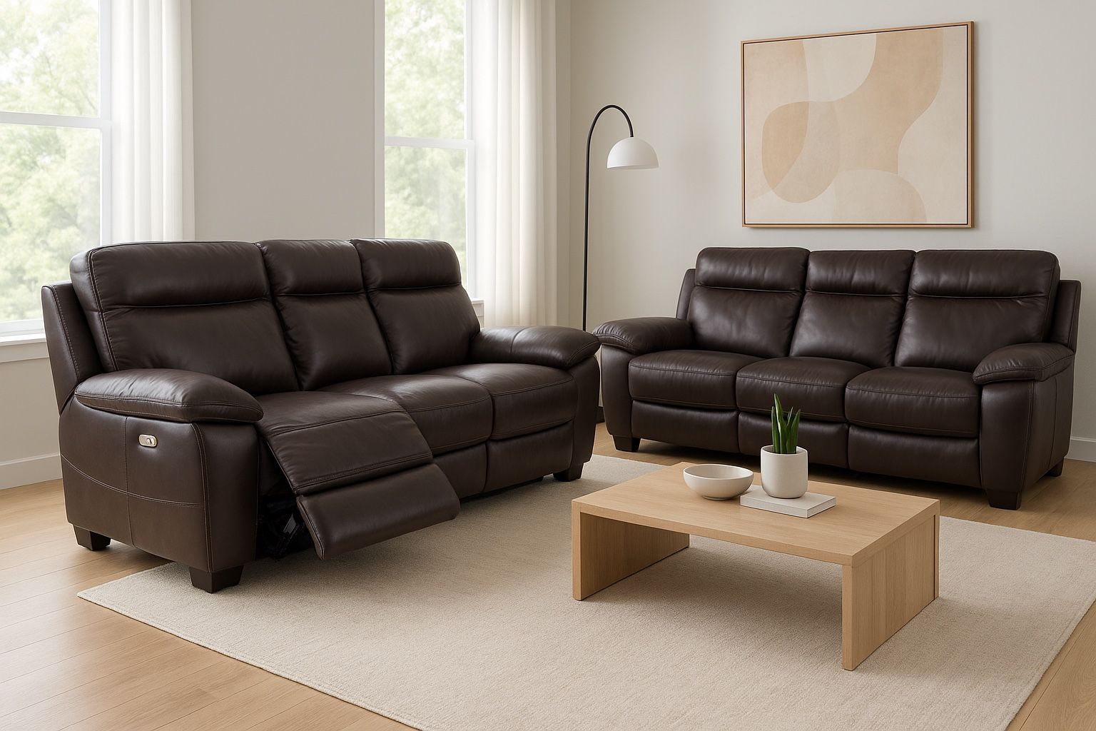 natuzzi leather Power  Recliners 