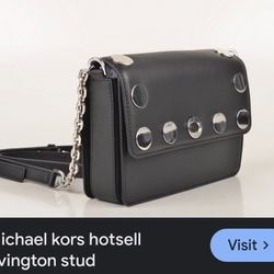 Michael Kors Black leather Crossbody Bag
