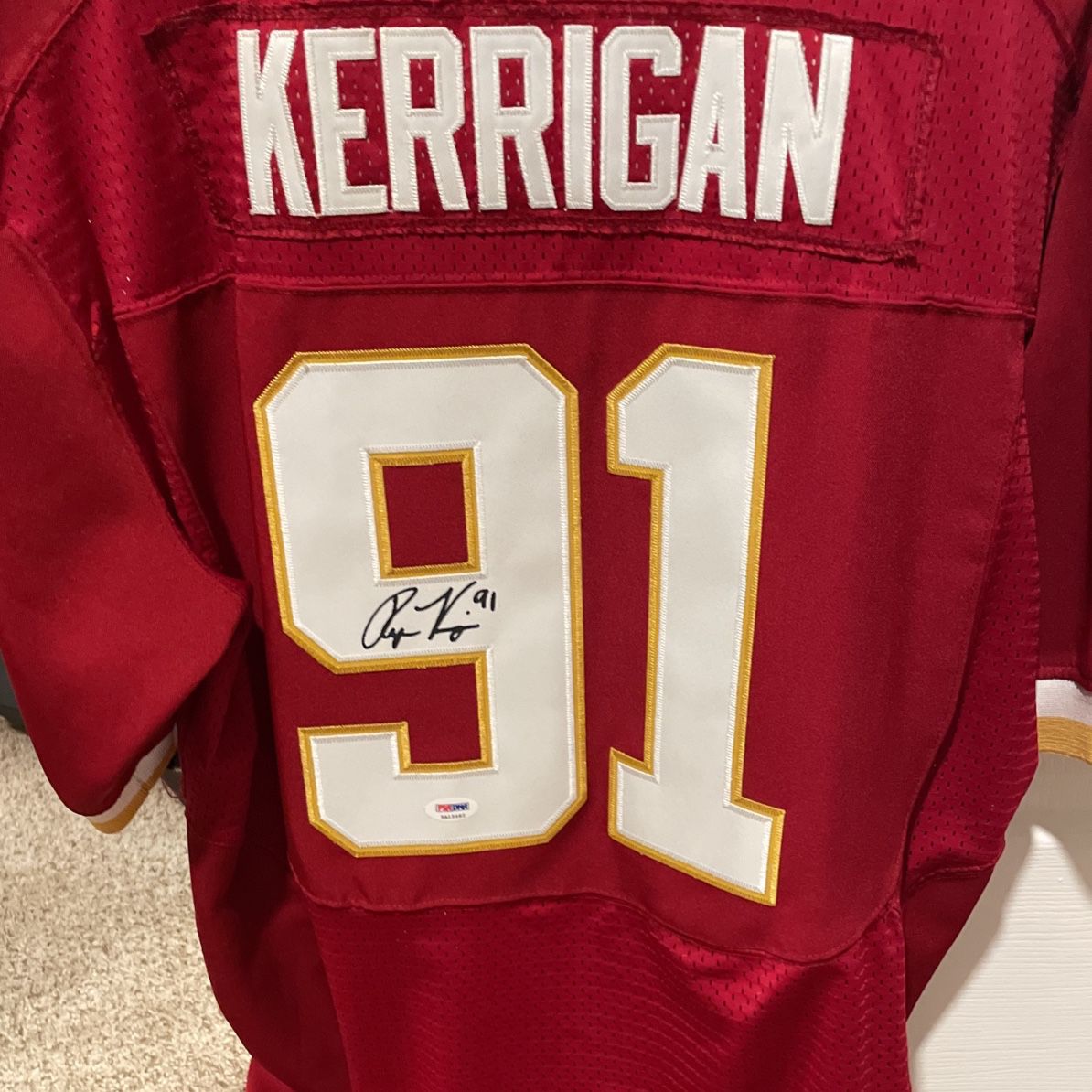 Signed Ryan Kerrigan Washington Redskins Jersey