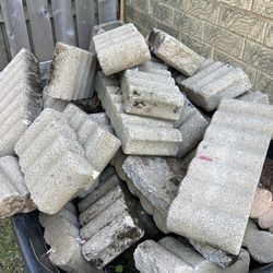 Pavers shed storage chairs, all free