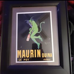 Art Maurin Quina Le Puy Postcard Framed