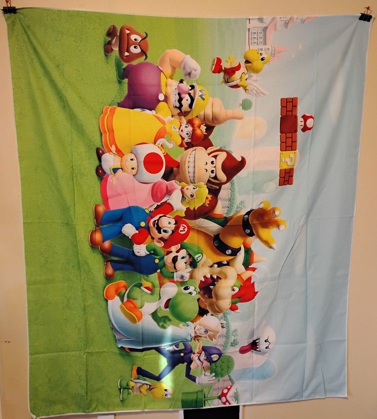 Super Mario Banner New 4 x 5 FT