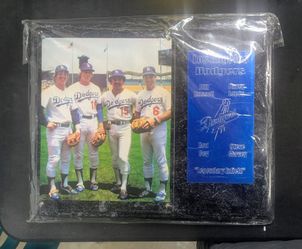 LA Dodgers Legendary Infield Photo Plaque