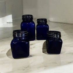 1968 Granny's Products Inc. Jars Made In Italy Apothacary Jars Canisters 