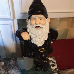 🍀💥‼️Good Luck  Solid Stone 16 Inch Gnome 