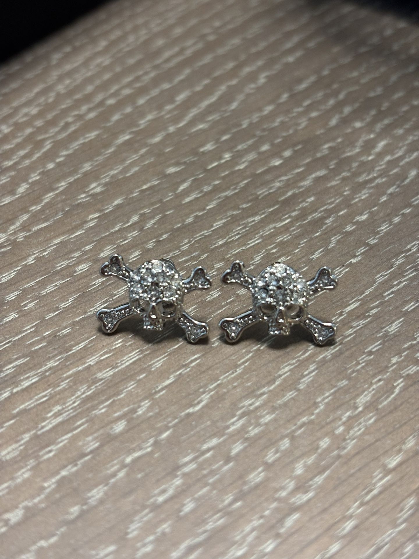 Vivienne Westwood Silver Skull And Bones Earrings