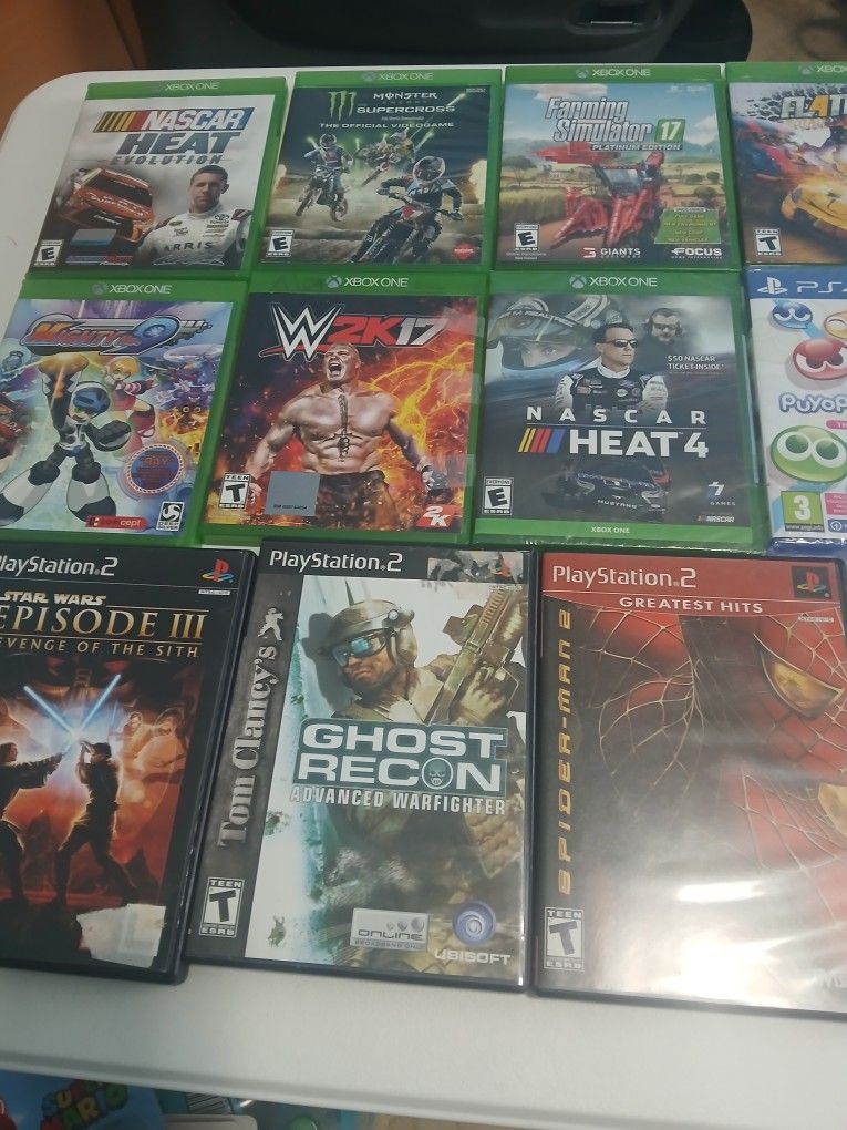 Xbox And Ps2 Games