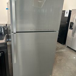 Whirlpool Freezer Refrigerator Fingerprint Resistant Stainless Steel