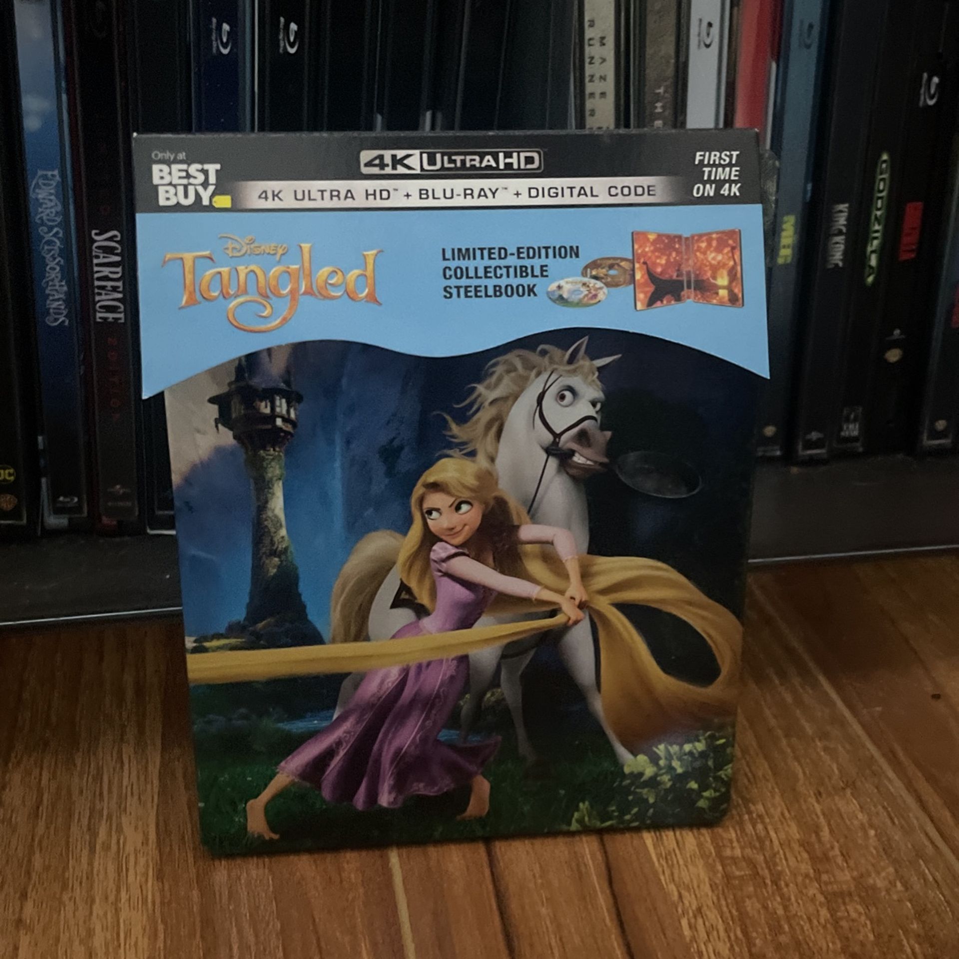 TANGLED (4K+Blu Ray) Limited Edition Steelbook Best Buy Exclusive