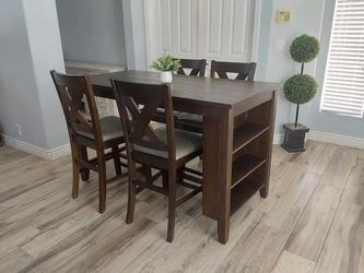 Beautiful counter height dining table
