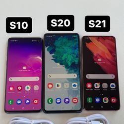 Samsung Galaxy s10. S20. S21. Like New and Unlocked!