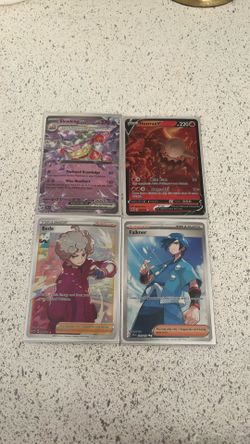 4 Cards For 1 Purchase. Falkner, Bede, Slowking EX, Heatran V