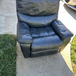 Leather armchair