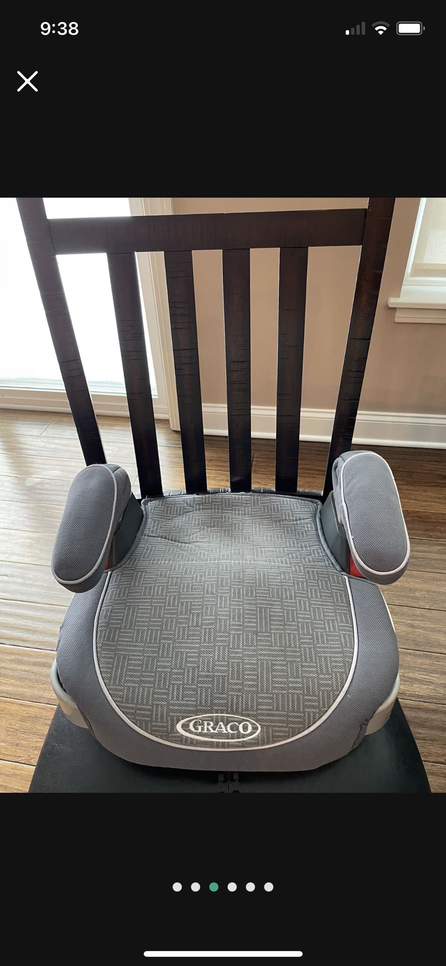 Graco Backless Booster car seat $7