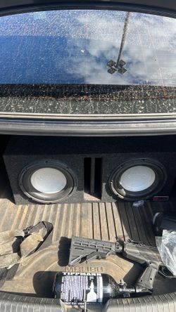 2 10” infinity sub speakers