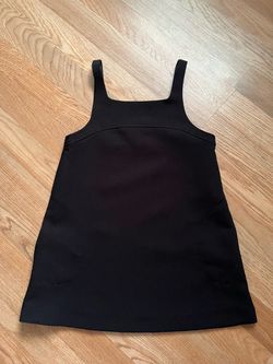 Dresses for girls Black Square Neck Tank Top.size 6 years and 8 years old