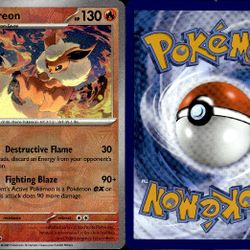 Flareon [Poke Ball] #13 Pokemon Prismatic Evolutions