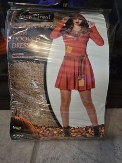 Sam Hooded Dress Costume Medium