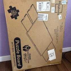 Puzzle Board with built in drawers
