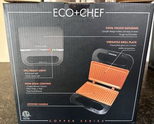 NEW Eco+Chef Contact Grill (Nonstick)