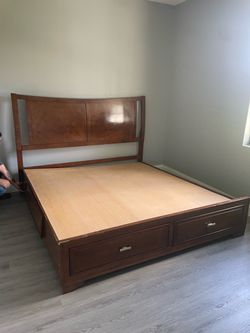 King size bed frame