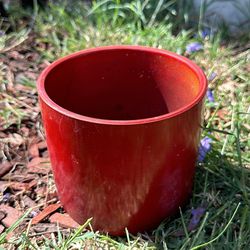 Red Ceramic Pot