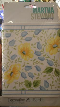 Martha Stewart everyday decorative wall border