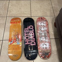 Skateboard Decks Used 