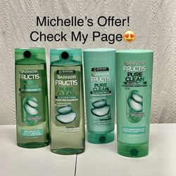 Garnier Fructis Pure Clean Shampoo/ Conditioner set