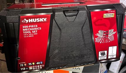 Husky 300 piece mechanic tool set kit