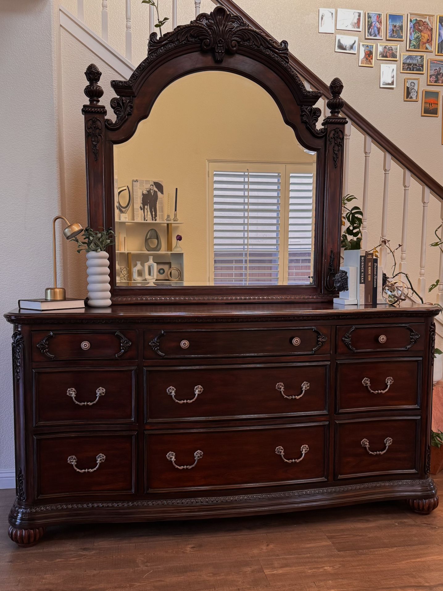 Refurbished Oversized 9-Drawer Dresser