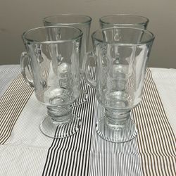 Irish Coffee Mug Glasses, 8.5 ounce, Set of 4