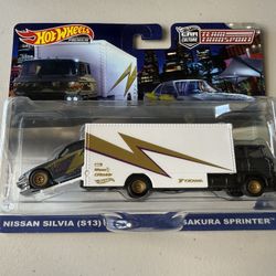 Hot Wheels 2023 Team Transport Nissan Silvia (S13)