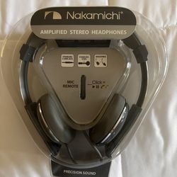 Nakamichi Stereo Headphones (Gray)
