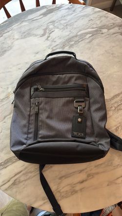 Tumi Gray Nylon Backpack