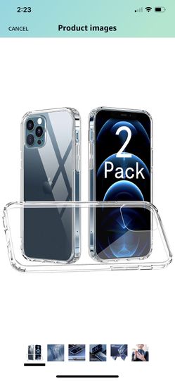 2 Pack] CTYBB Compatible with iPhone 12 Mini Case, Anti-Drop Protective Cases, 5.4 inch, Clear