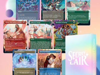 Nonfoil pride across the multiverse sealed magic 5he gathering secret lair