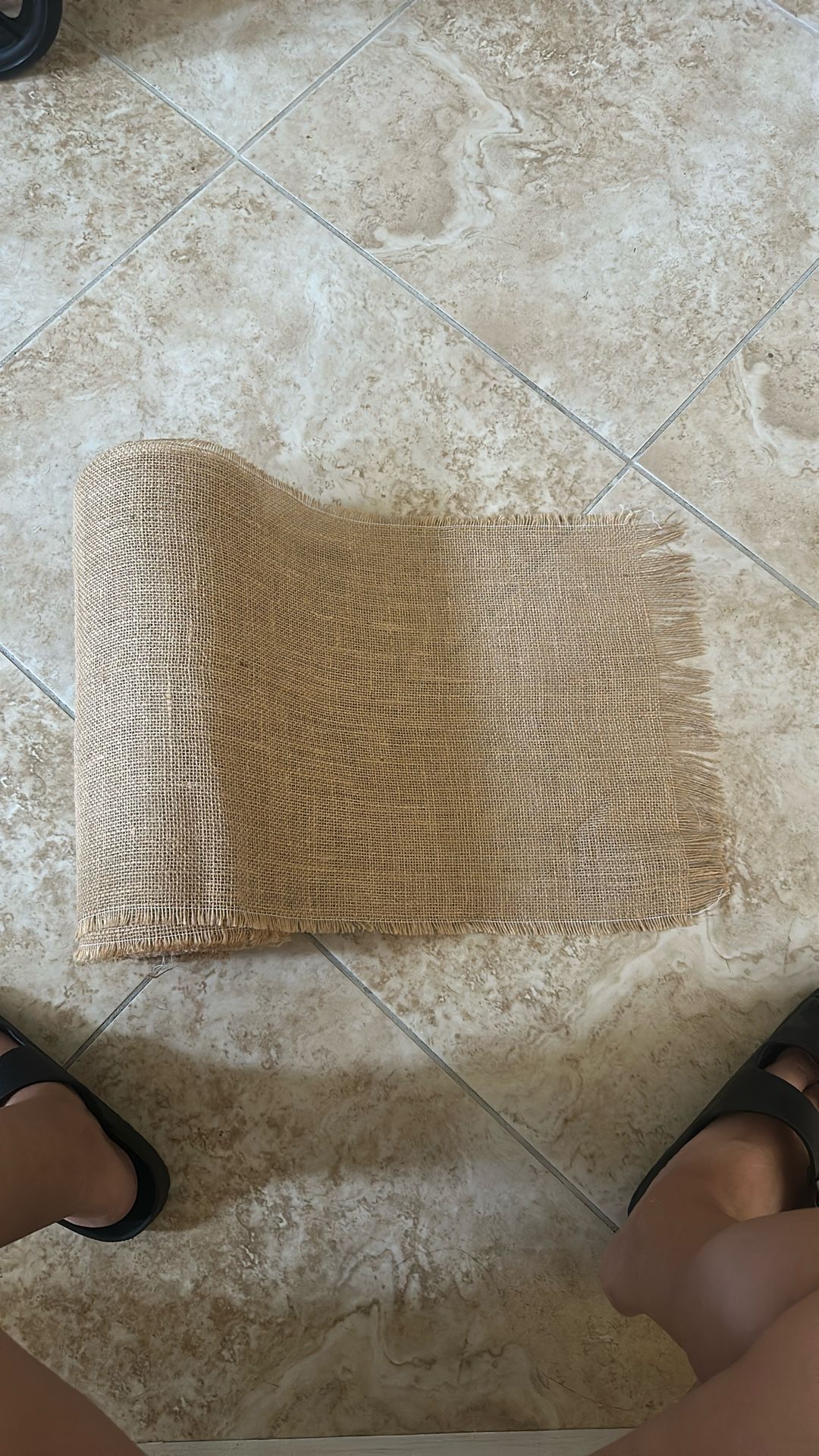 Burlap Partial Roll
