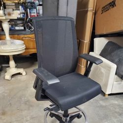 Aveya Black Ergonomic Drafting Chair 