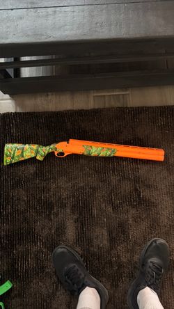Adventure Force Sportsman Deluxe Toy Shotgun Orange Camo Makes Shooting Noises