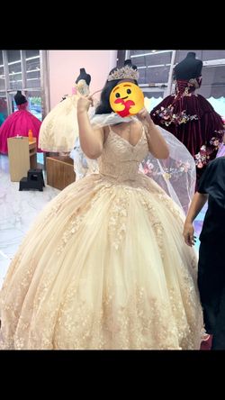 Vestido de quinceañera talla mediano