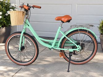 Kids Bike, Cruiser Bike for Girls, 24 inch 7 Speed