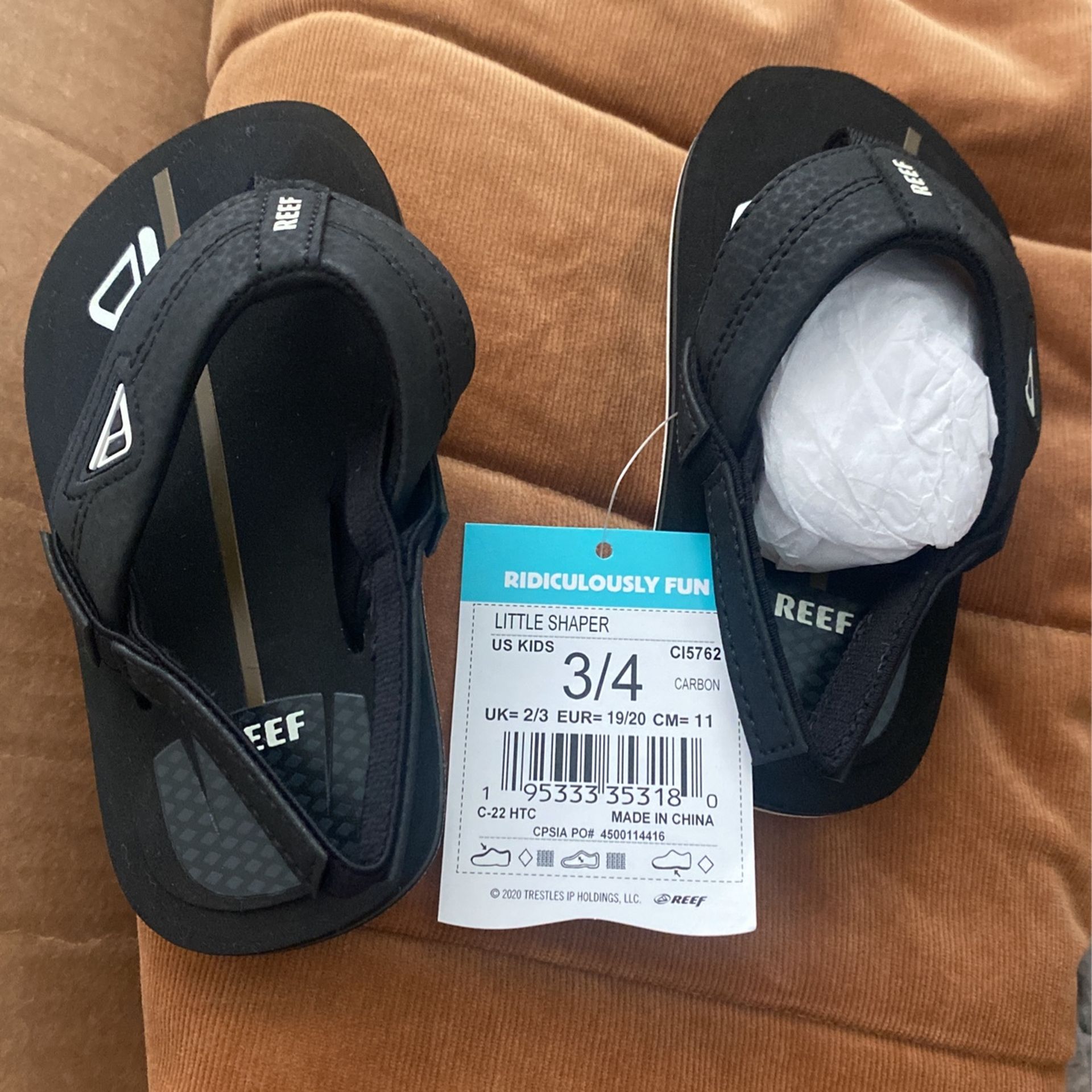 Baby Size 3-4 Reef Sandals