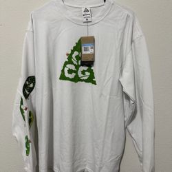 Nike ACG Long Sleeve Ants T-Shirt Summit White HJ0802-121 Men's Size M
