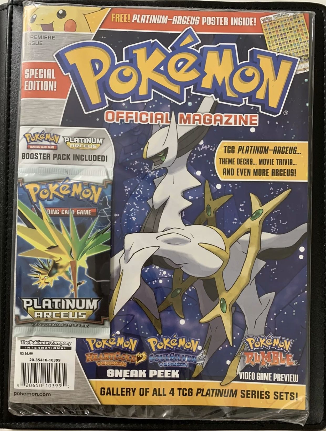 Pokemon TCG Platinum Arceus Print Ad Card Game Poster Art PROMO Original  Alpha