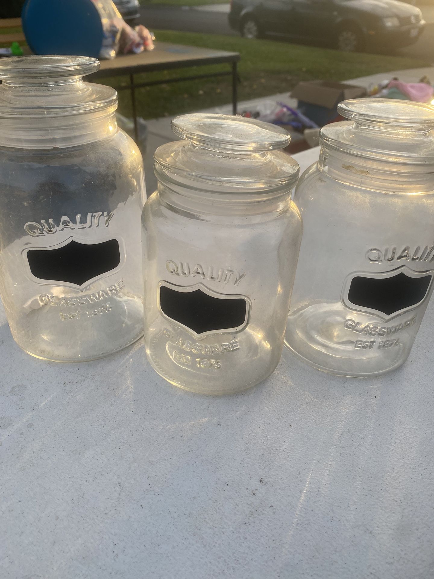 Chalkboard Label Canisters For Kitchen Or Craft Room