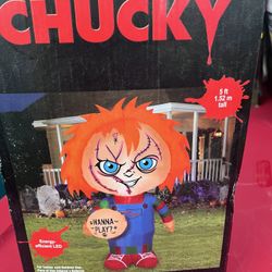 5’ Chucky Inflatable W/ Led Lights