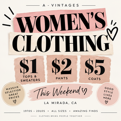 HUGE Women’s Clothing Sale $1–$5 | Vintage + Name Brands