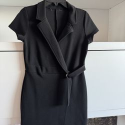Short Sleeve Romper with Waist Belt – Size m